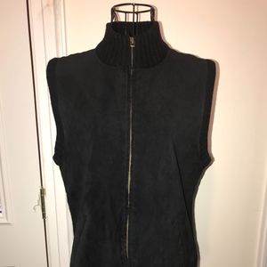 Lauren Ralph Lauren suede/wool vest
